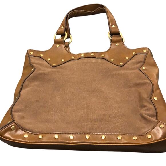 The Limited Brown Embroidered Sequin Purse Boho Retro Y2K - Picture 2 of 8